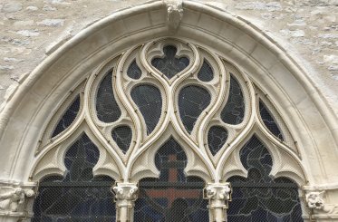 Eglise St Seine sur Vingeanne - Grillage laiton rond plein simple torsion